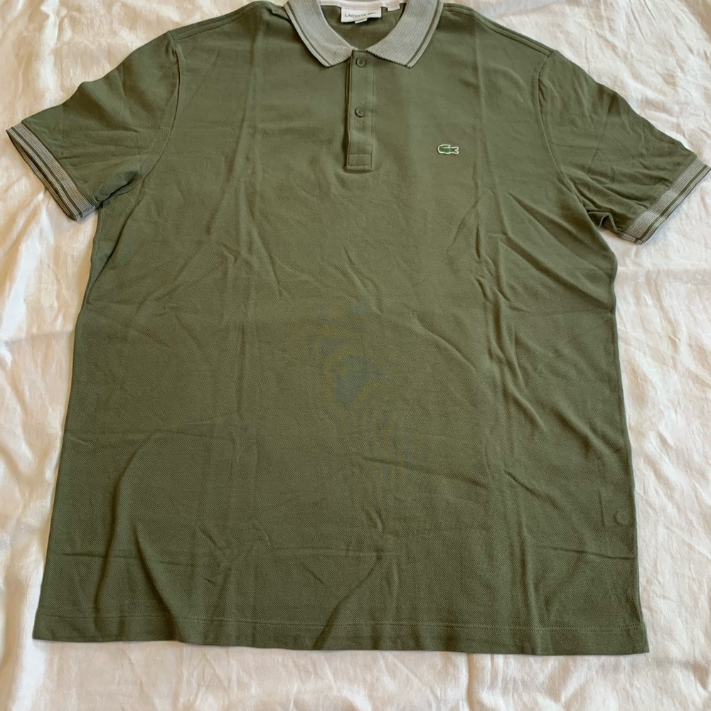 Lacoste Men's Green Polo Shirt